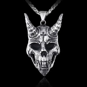 Skull biker pendant